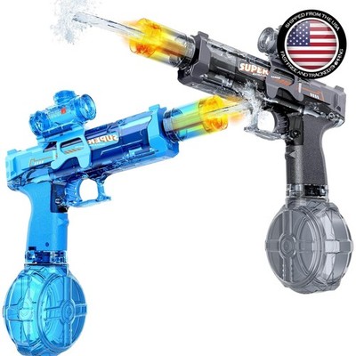 Rechargeable Automatic Squirt Gun - 400ML Tank & Long-Range for Summer Games