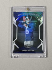 Jackson Dart RC Blue Mirror 2025 Panini Certified Rookies Giants Rookie