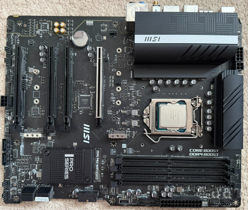 MSI Z590 PRO Series WIFI (ICEC) Motherboard + INTEL i7-11700KF 3.6GHZ CPU COMBO
