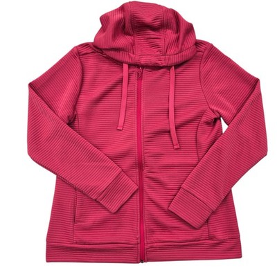 Tchibo Women's Pink Hooded Zip Jacket Size M