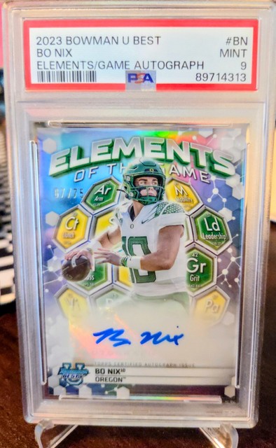 Bo Nix 2023 Bowman Bowman Rookie Autographs
