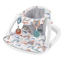 Fisher-Price Portable Baby Chair Sit-Me-Up Floor Seat with Developmental Toys
