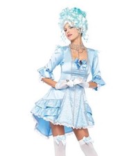 Y2K marie antoinette Leg Avenue Costume dress Only S Storybook Cosplay Halloween