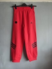 Manchester United x adidas Kids Future Icons Wide Joggers Red 11-12 Years BNWT