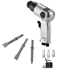 Uimoso Air Hammer 4500 BPM 11 CFM Pneumatic Hammer Air Hammer Kit with 4 Chisels