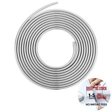 Car Door Edge Guards U Shape Moulding Trim Strip Guard Protector 32FT Silver