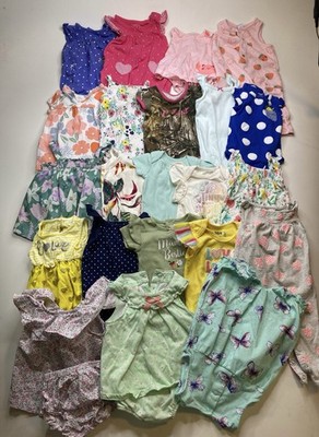 Baby Girl Summer Bundle Sizes 0-18months Mixed Brands   
