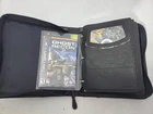 Zip Up Case W/19 Original Xbox Games/Manuals UNTESTED Fast Shipping!!