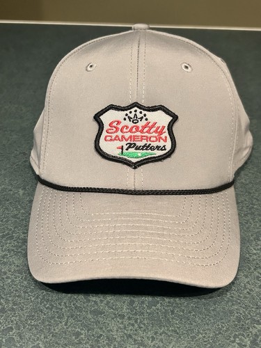 Scotty Cameron Putters Grey Rope Snap Back Patch Cap New | eBay