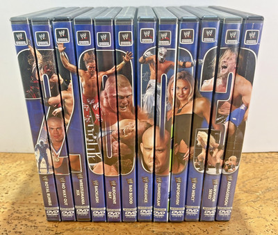WWE 2003 PPV DVD set- Missing Case, All 12 ppvs, Tested, Wrestling, Wrestlemania