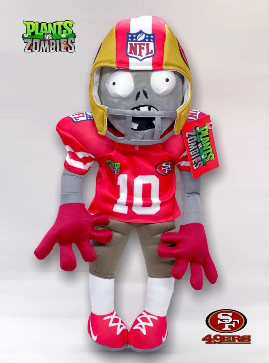 Peluche Zombie Testa Di Secchio Da Piante Messicane Vs Zombie, Bootleg Giocattolo Dal Messico