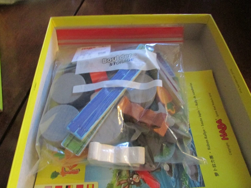 2016 HABA Board Game Rabbit Rally -  AMAZING CONDITION! Wooden - Image 3 of 4