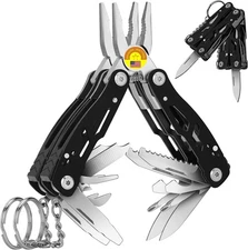 2PCS Bovgero Mini Multitool Pliers 15 in 1, Handmade Multi Tool Plier, Premium K