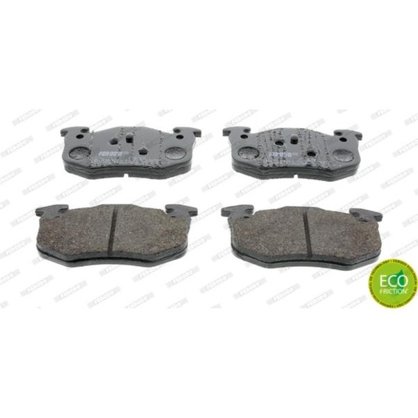 Ferodo BremsbeläGe Hinten FüR Peugeot 206 CC Renault Clio II Megane I-image