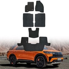 GXARTS Car Floor Mats Carpet Full Set Fit for Ford Explorer Base Limited Plat...