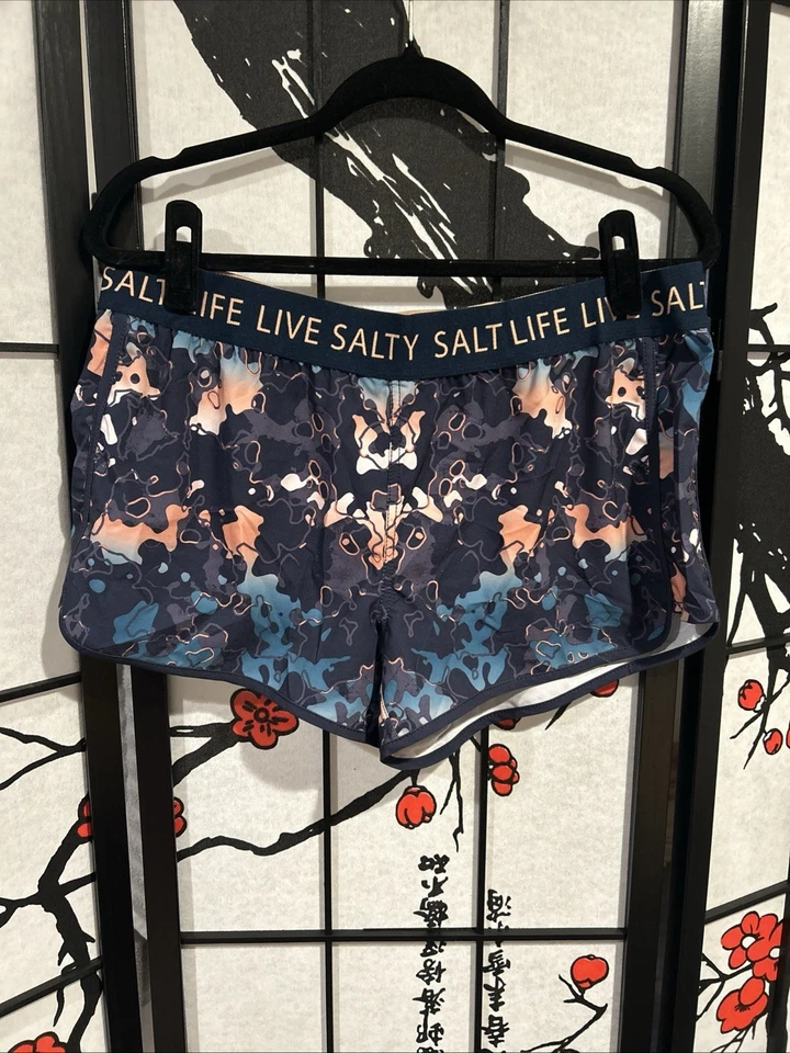 Salt Life AquaTrunks para mujer azul vivo salado talla XL NUEVO CON ETIQUETAS Foto 4 de 4