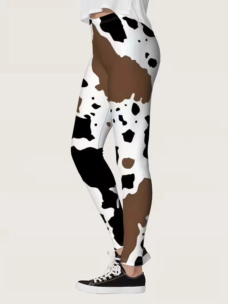 Cow Print Leggings