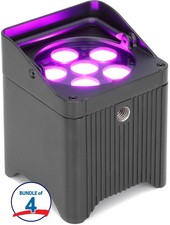 Chauvet DJ Freedom Par T6 RGB Wireless Par 4 Pack 