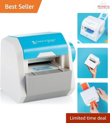 Create-A-Sticker Mini Portable Label Maker 2.5 Inch Waterproof Adhesive