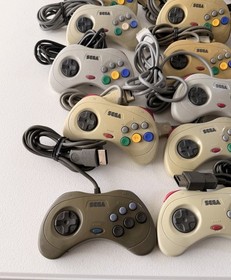 Official Sega Saturn Controller Lot 17x Sega Saturn Controller For Repair 