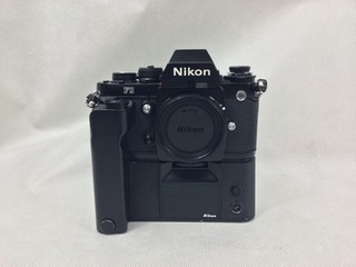Nikon F3 Vintage 35mm Film Camera With MD4 Motor Drive Used Condition 1980's