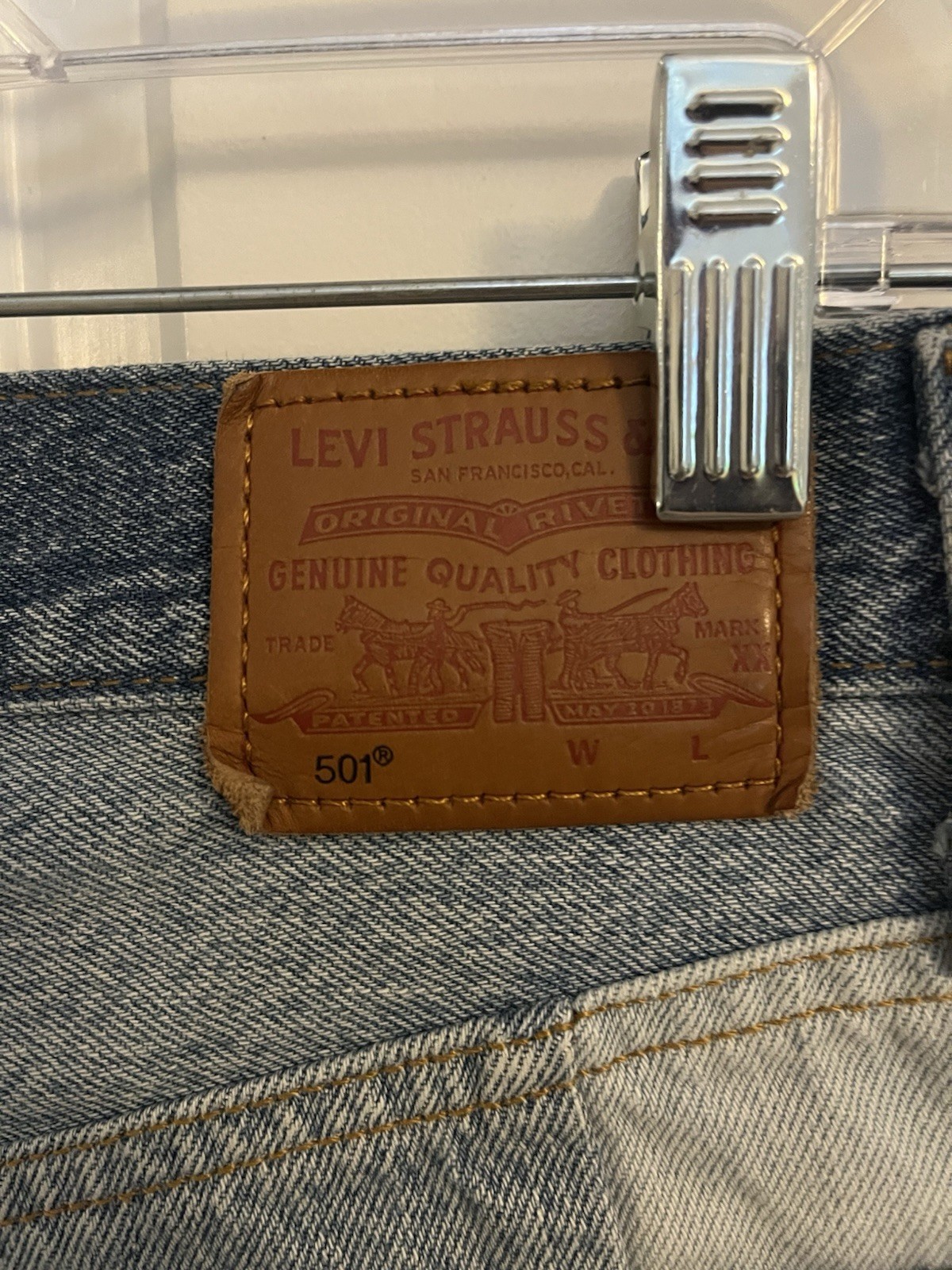 Levi's high rise patchwork denim shorts #denimsho… - image 7