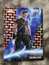 2025 topps chrome marvel studio Brock Rumlow 3/80 marvel background