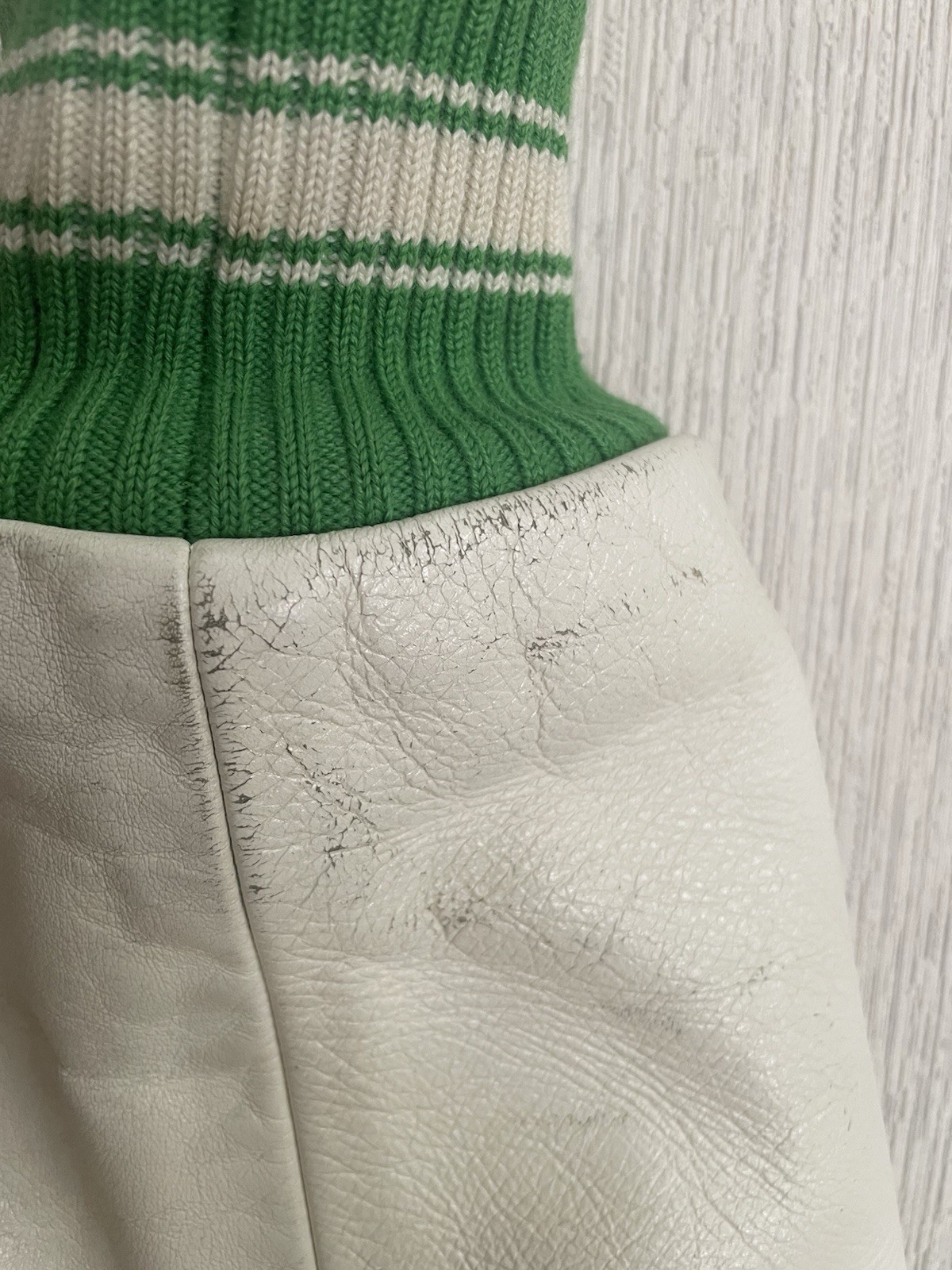 LACOSTE Vintage Varsity Jacket  Real Leather Sleeves  Size 5(L-XL) image 6