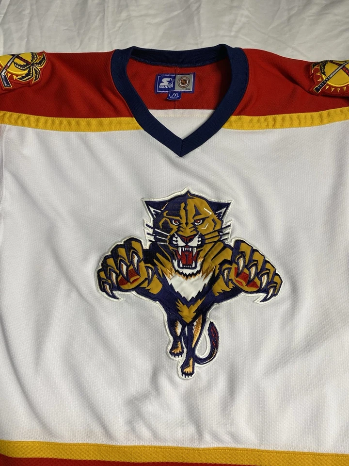 Florida Panthers Jersey Boys Large Extra Large NHL Hockey Starter Shirt - Image 2 of 4