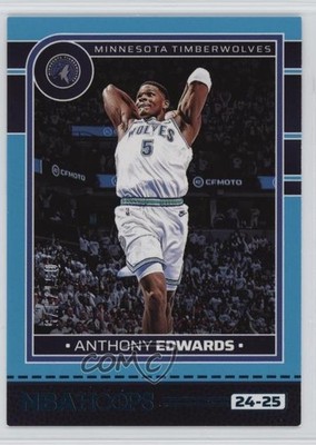 2024-25 Panini NBA Hoops Teal 51/175 Anthony Edwards #181 1u6
