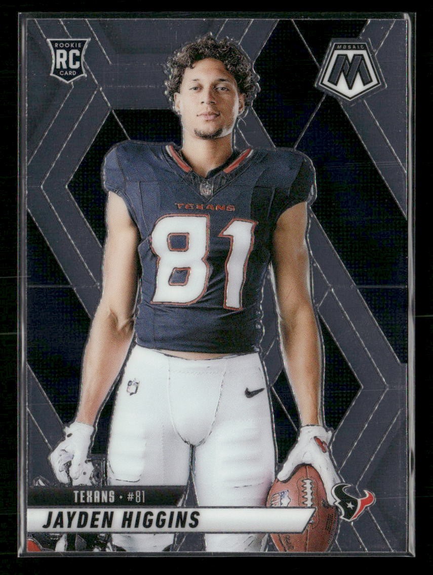 2025 Panini Mosaic #286 Jayden Higgins Houston Texans Rookie