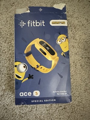 Fitbit Ace 3 Activity Tracker for Kids 6+, Minions Special Edition, Yellow,...
