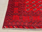 Rare Hand Knotted Vintage Afghan Turkmen Moori Wool Area Rug 9 x 7 Ft — photo 8