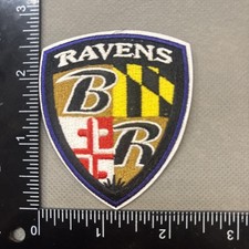BALTIMORE RAVENS IRON ON EMBROIDERED PATCH