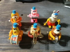 Vintage Tomy Wind Up Toys Vintage Bundle Lot  Of 6