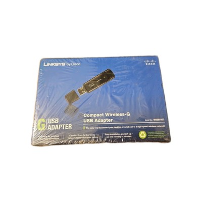 Linksys WUSB54GC Compact Wireless-G USB 2.0 WIFI Network Card Adapter Dongle New