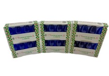  24 Total C9 Blue Glass Holiday Time 4-Pack Replacement Christmas Light 7W Bulb