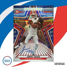 2024 Rookies & Stars Jamari Thrash Signatures Blue /99 RC Auto Cleveland Browns