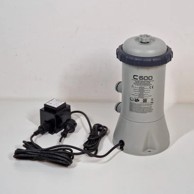 Intex Krystal Clear Modell 604G Filterpumpe C600 Pumpe 2271 L/h Pool Pumpe Grau - Bild 1 von 4