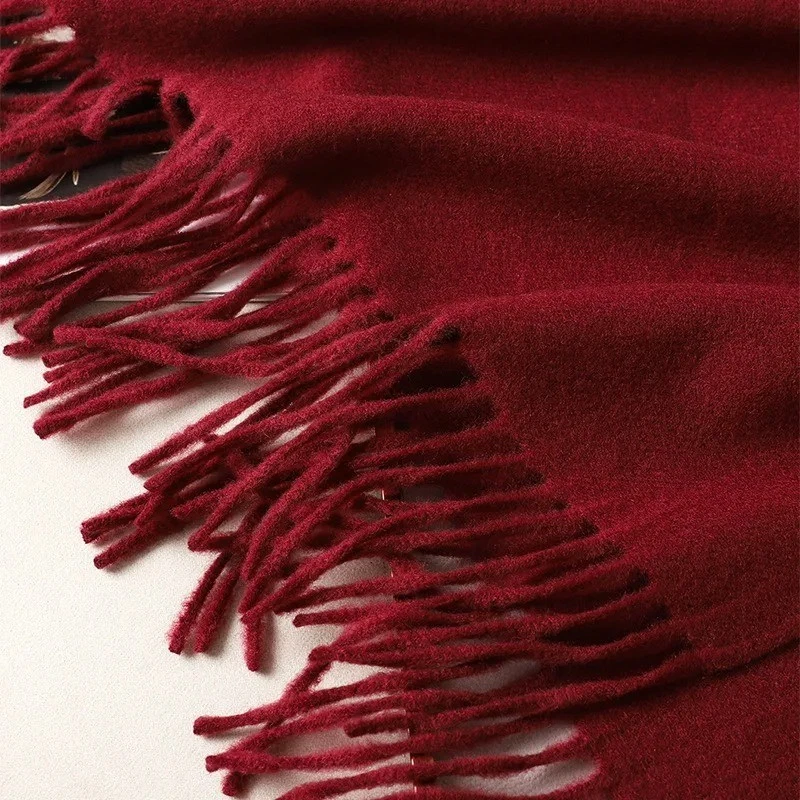 Winter Scarf for Women - Cashmere Pashmina Shawl Wrap | Warm Thickened Windproof - Image 3 of 4