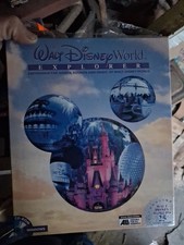 Walt Disney World Explorer 25th Anniversary PC CD-ROM, 1996, Big Box