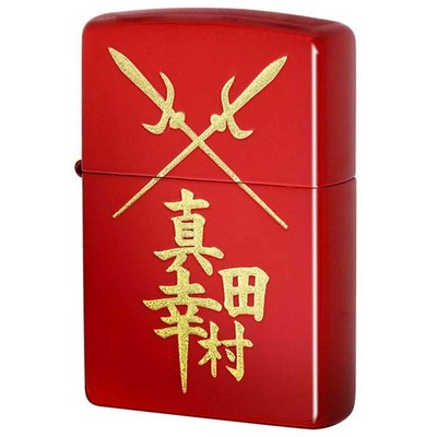 Zippo Lighter Sanada Yukimura Red Sengoku Warlords Shinchosha Regular Japan New
