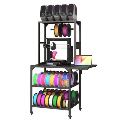 3D Printer Workbench Heavy Duty 3D Printer Table Stand for Home Office Workshop