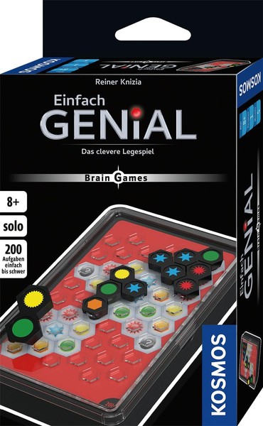 Kosmos 684341 Einfach Genial Brain Games Knobelspaß 200 Aufgaben Ab 8 Jahre-image