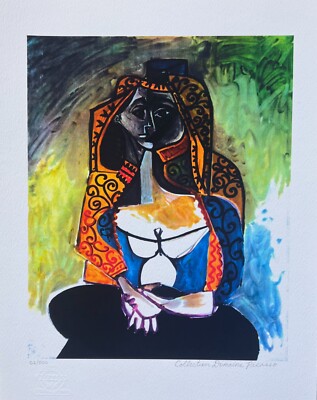 Pablo Picasso TURKISH SHAWL Estate Signed & Numbered Giclee Art 16