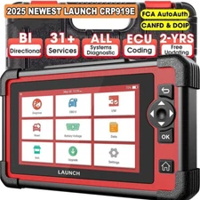 2025 LAUNCH CRP919E OBD2 Scanner Full System Diagnostic Tool Code Reader Coding