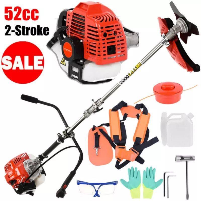 52cc 2-Stroke Petrol Grass Trimmer and Brush Cutter for Lawn and Garden Maintenance
