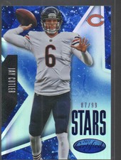 JAY CUTLER 2015  PANINI CERTIFIED STARS MIRROR BLUE CARD #S10 /99
