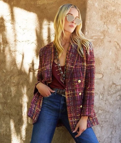 l'agence Blazer Tweed Aimee SZ 6 $850