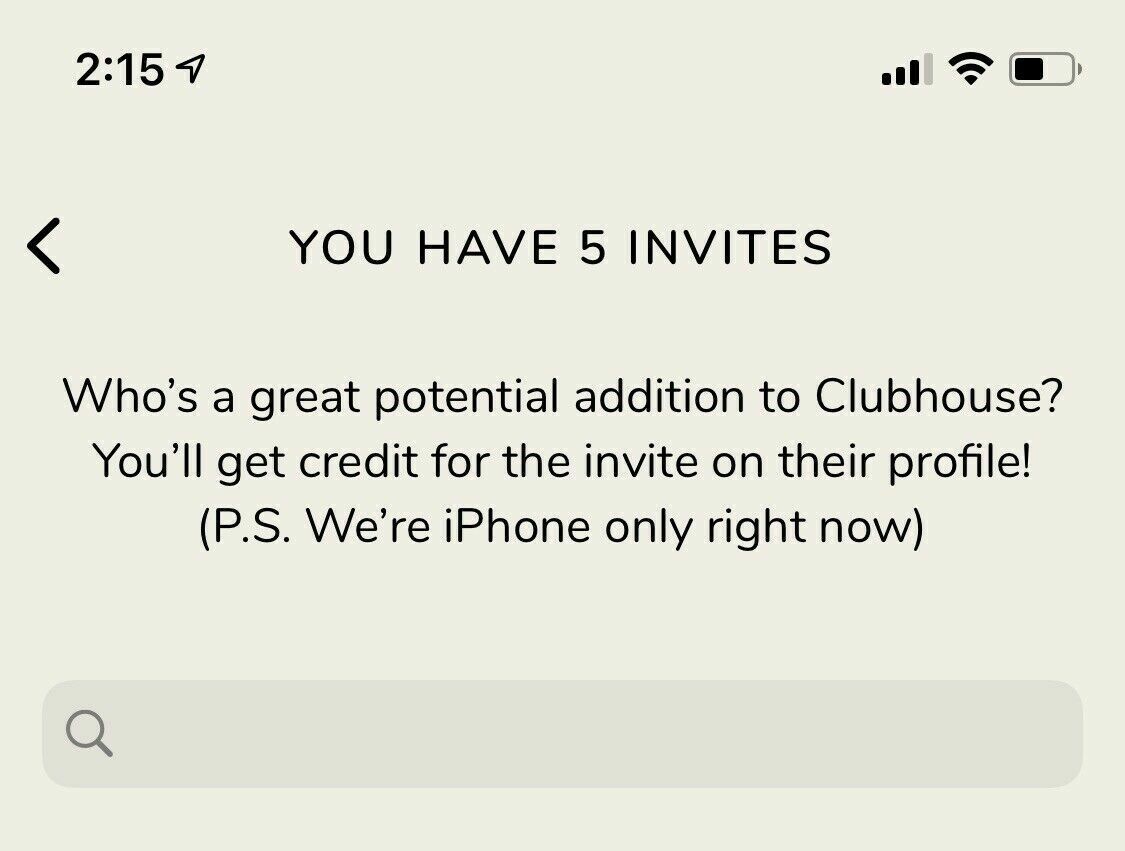 Clubhouse App Invite - iOS only. Instant access!  Over 400 Postive Transactions